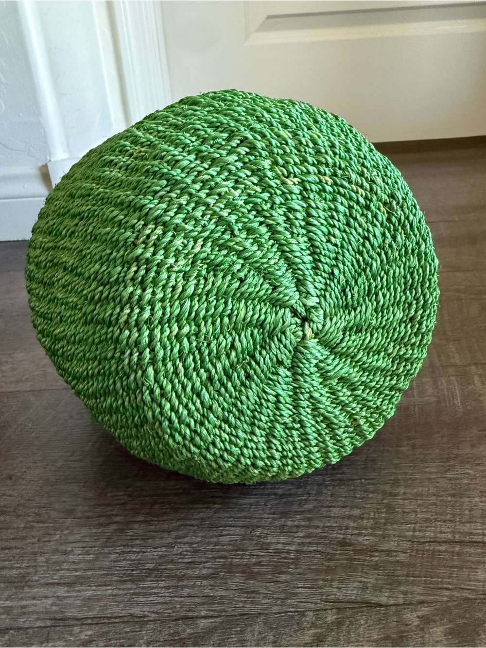 Clare V Pot de Miel green bamboo top handle straw basket bag - Picture 7 of 15